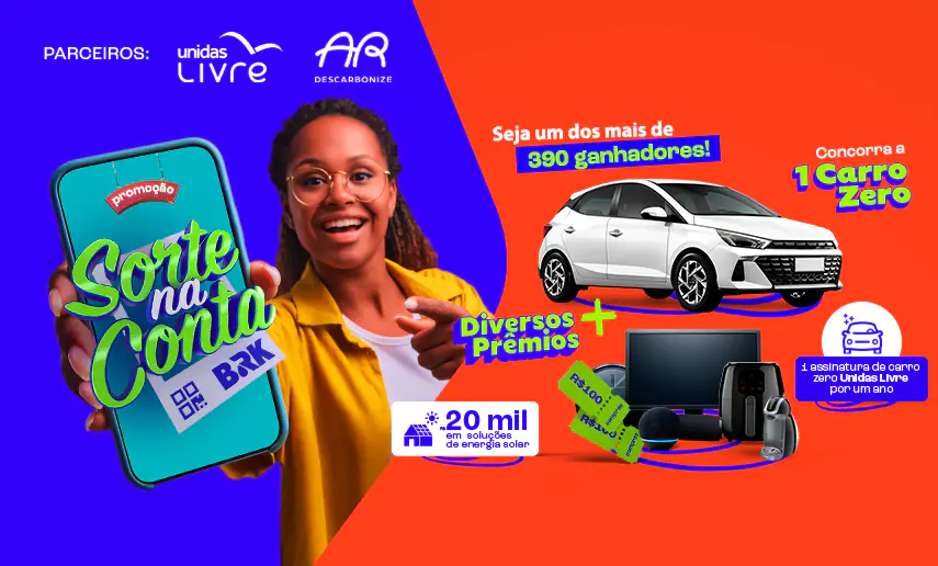 Campanha BRK Sorte na Conta